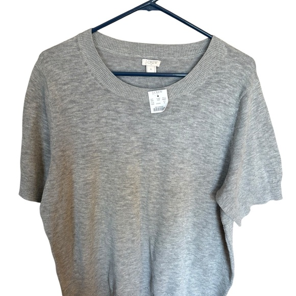 J. Crew Sweaters - NWT J. Crew Heather Gray Short Sleeve Sweater Size  XL